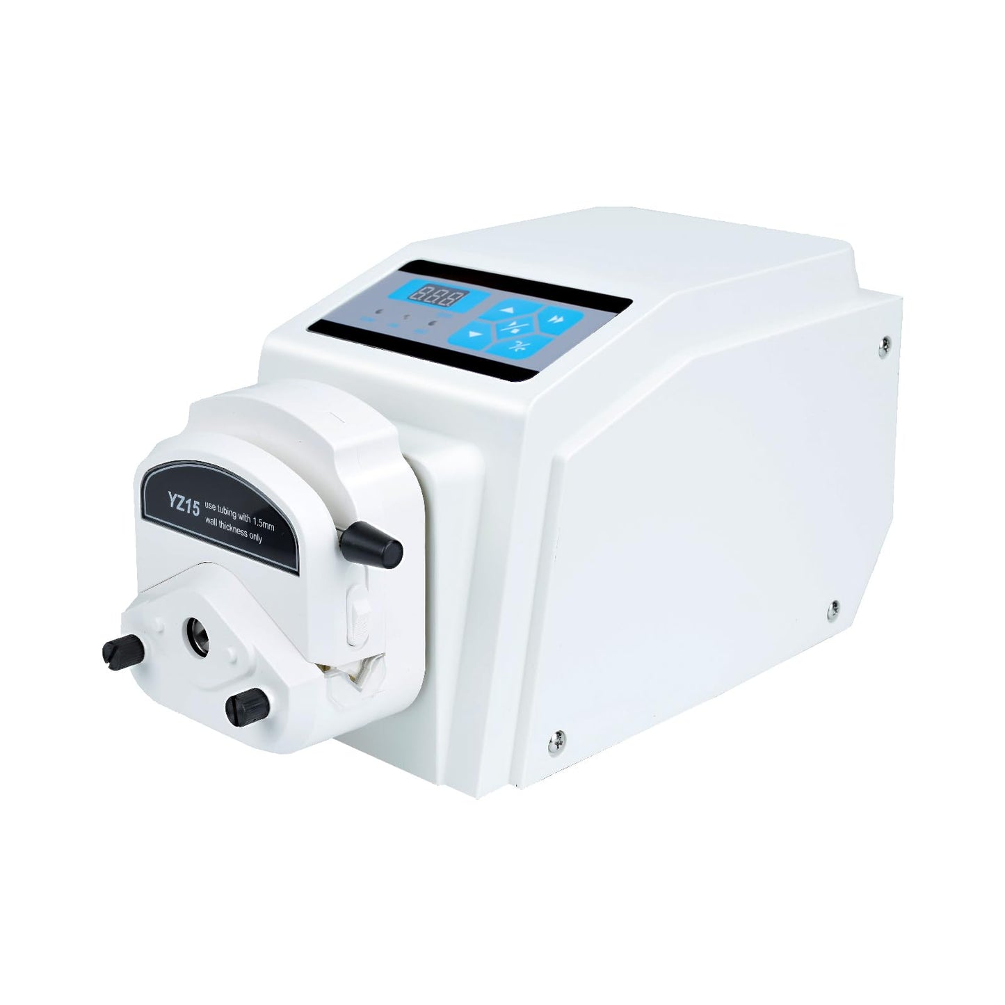 Peristaltic Pump Low Flow High Precision, 0.007-380 mL/min Variable Speed 0.1-100rpm Stepper Motor, Lab Dosing Pump for Pharmaceutical & Industrial Fluid Handling, BT100J-1A /YZ15-13A Pump Head