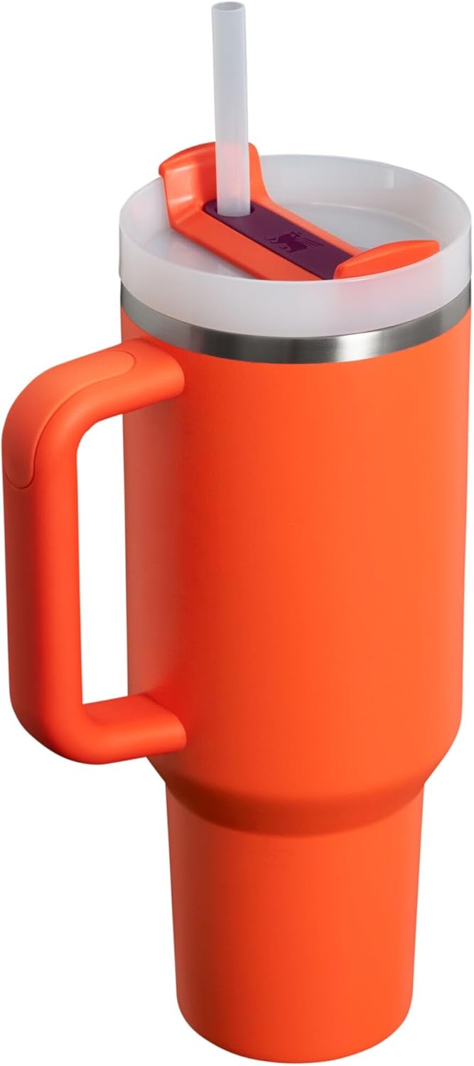 STANLEY Quencher H2.0 FlowState Stainless Steel Tumbler - Insulated, Durable, 40 oz, Black