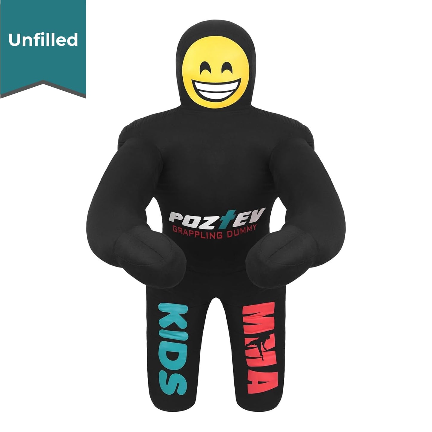 POZTEV Kids Grappling Dummy – 3ft Unfilled Wrestling Dummy, MMA & Jiu Jitsu Dummy Training for Youth