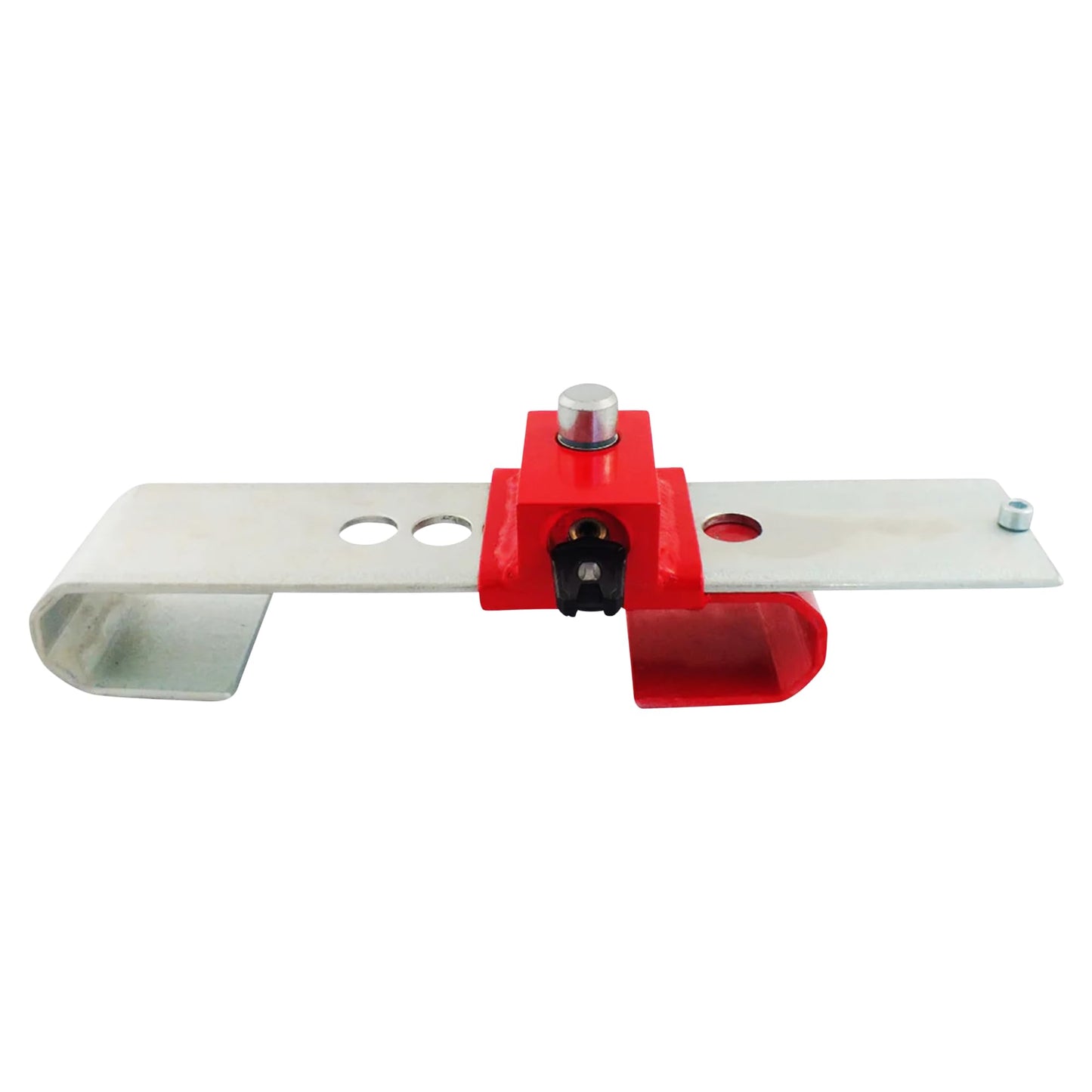 DoubleLock Rhino Ultra-Duty Container Security –(Expandable) High-Visibility Red Anti-Theft Device for Trailers, Storage Units, and Trailers. Cargo, Freight, Fence, Storage Lock.
