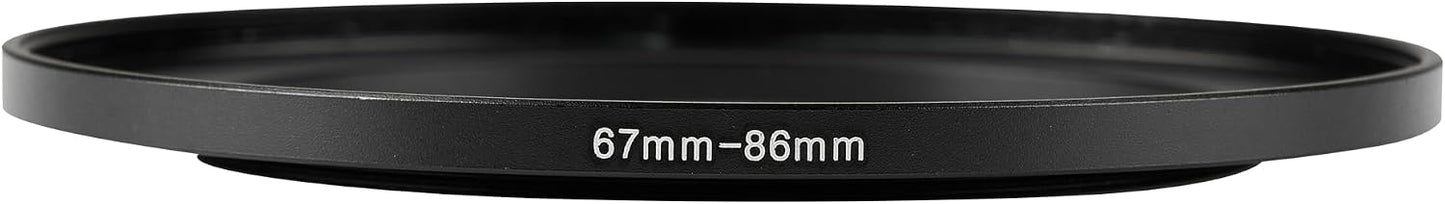 JOYTOLIN 67-86mm Metal Step-Up/Down Ring Adapter Compatible with Mirrorless Cameras DSLR Lens, UV CPL ND Filter Thread
