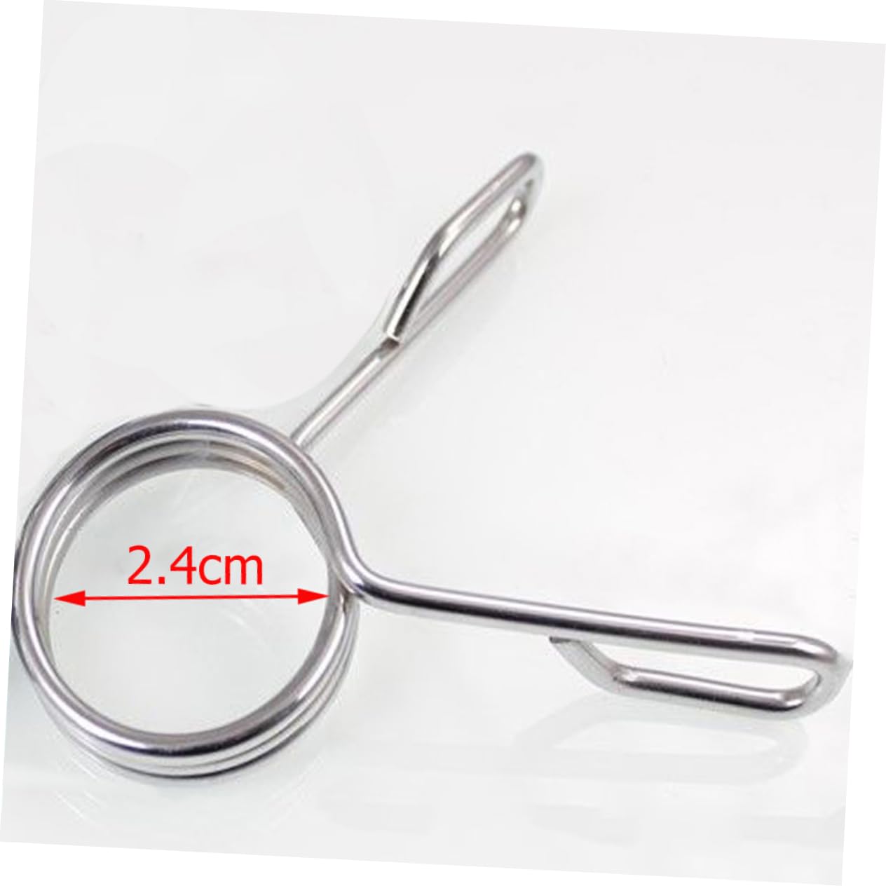 5pcs Barbell Spring Clip Collars, 1.18In Weight Lifting Clamps, Dumbbell Collar Spring Clips for Gym, Powerlifting, Cross Fit, Weightlifting