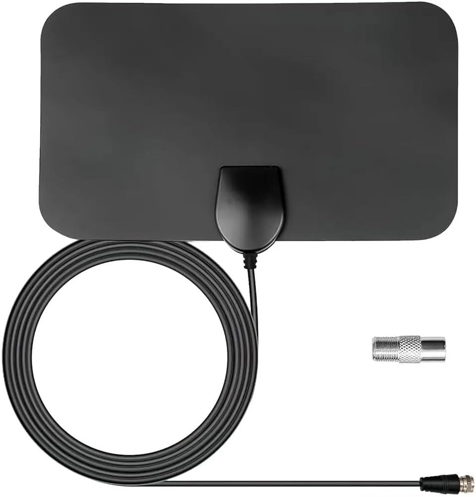 ZBJBinCH 4K 200 Indoor TV Aerial Antenna, TV Antenna, Booster with Strong Signal, HD Digital Antenna with Miles Long