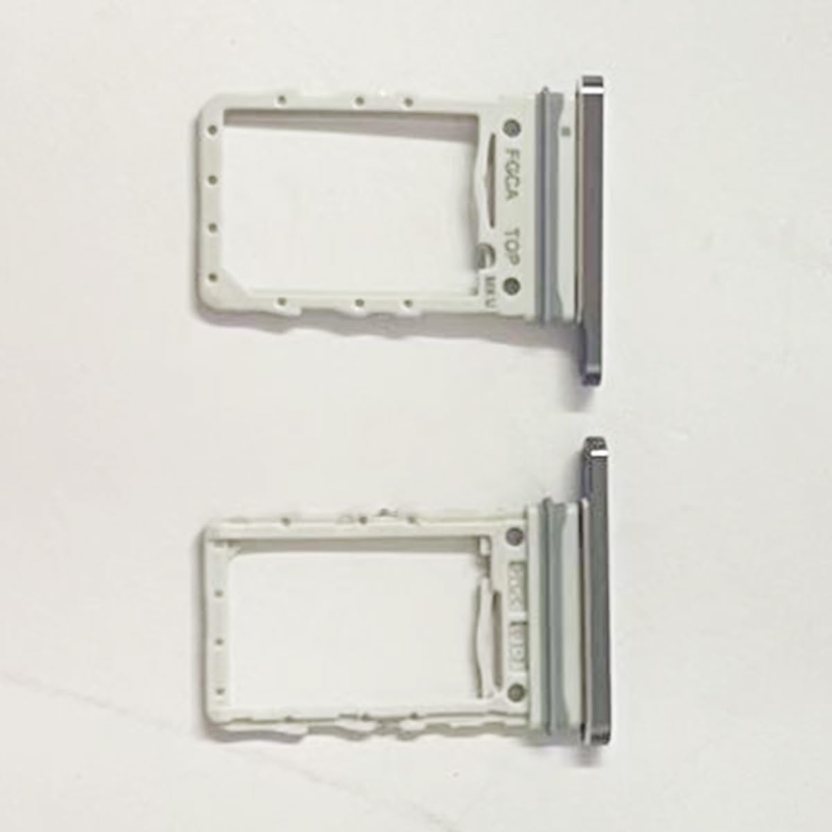 2PCS 5 for Samsung Galaxy Z Flip Replacement Sim Card Tray SD Slot Holder with Removed Tool