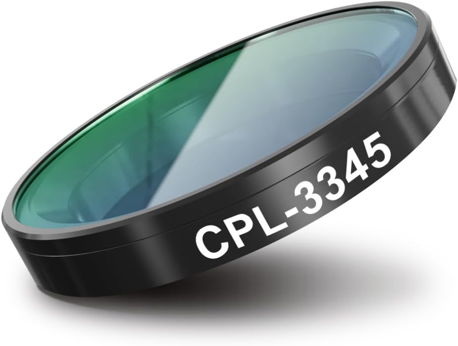 FITCAMX CPL-3345, Circular Polarizing Lens, Anti-Glare Filter, Only for Dash Cams, Easy to Adjust