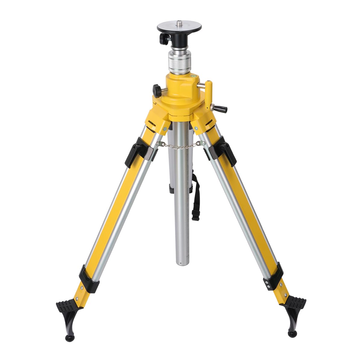 Mountlaser Elevator Tripod for Laser Level, 35.43-90.55 inch Height Adjustment Heavy Duty Survey Tripod, with Level Bubble & Diffusion Limiter, Liftable Non-Skid Feet for Construction