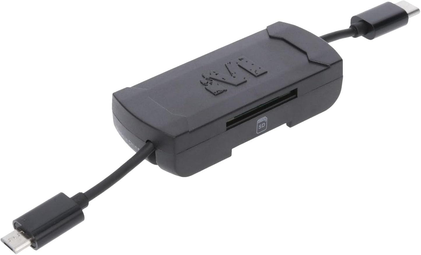 MUDDY 2-in-1 Memory Card Reader for Micro USB & USB-C Devices