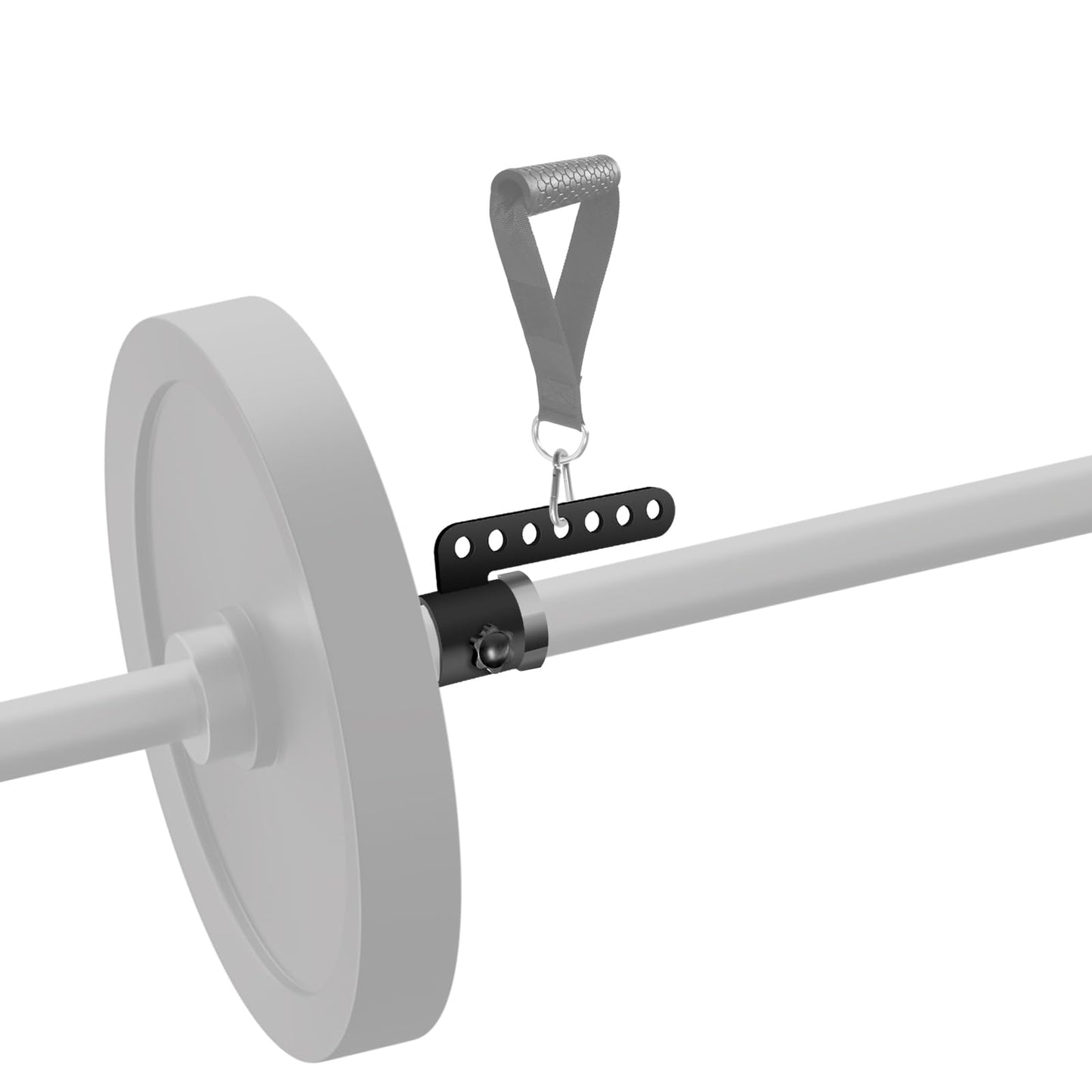 OMMUU Belt Squat Bar Machine Attachment for 2 inch Olympic Barbell Bar,Landmine D-Handle Cable T Bar Row Attachment for Squat Rack Home Gym Workout
