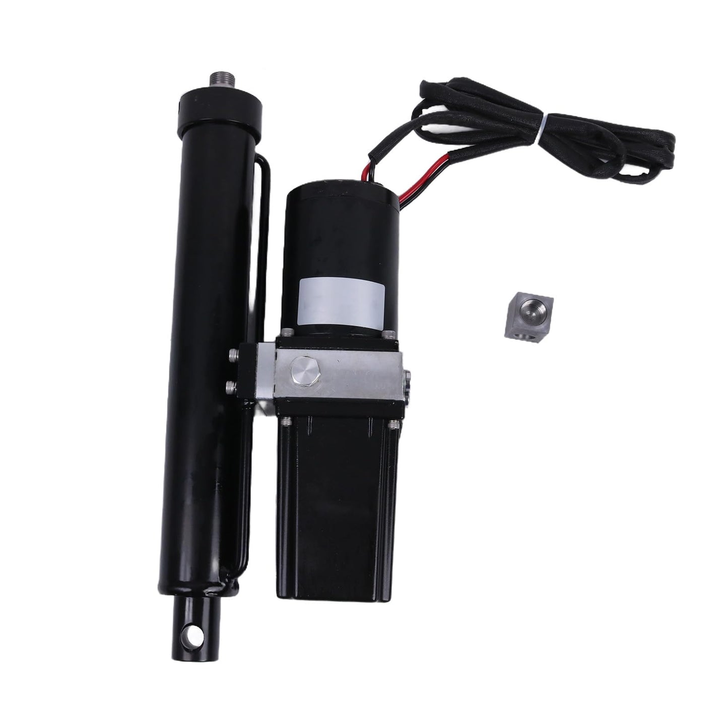 HOLDWELL 12V 10'' 25A Hydraulic Motor Heavy Duty Electric Linear Actuator 2300lbs Compatible with Dump Trailers, Lift Tables, Solar Tracking System, Wheelchair Lift