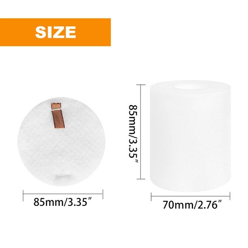 KingBra 4 Foam & Felt Filters Kit Vacuum Filters Replacement Parts Compatible with Shark AI AV2501S AV2501AE RV2502AE RV2520AOUS AV2510AOUS