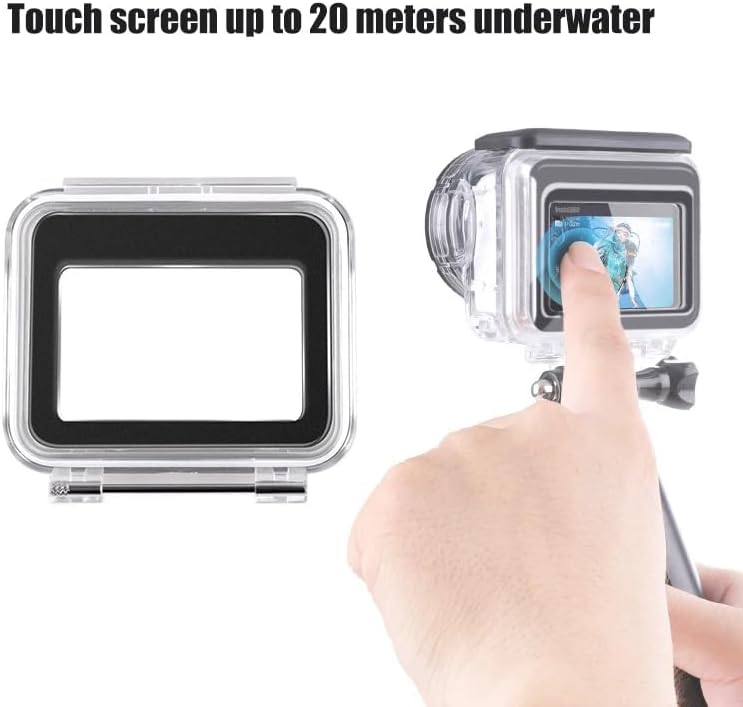 Reflex Camera Insta360 GO3 20m, PMMA Charging Case Waterproof Case Touch-Screen Back Cover for (Clear) Underwater Touch