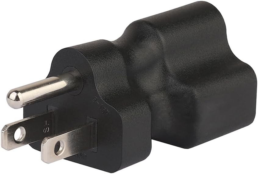 TEWOXIN 3 5-15P 5-20R/6-15R/6-20R Adapter,4-in-1 15A 20A 125V 250V PCS NEMA to Power Converter for Server Rack,EV