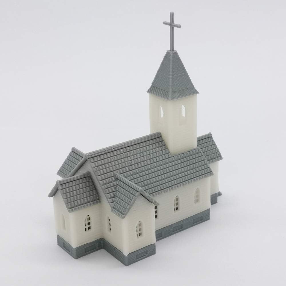 Outland Models Country Church - Detailed Railway Scenery in 1:160 N Scale