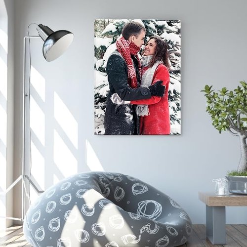 CanvasChamp Custom Canvas Print - Personalized Framed Wall Art for Home & Office Decor | 7" W x 5" H