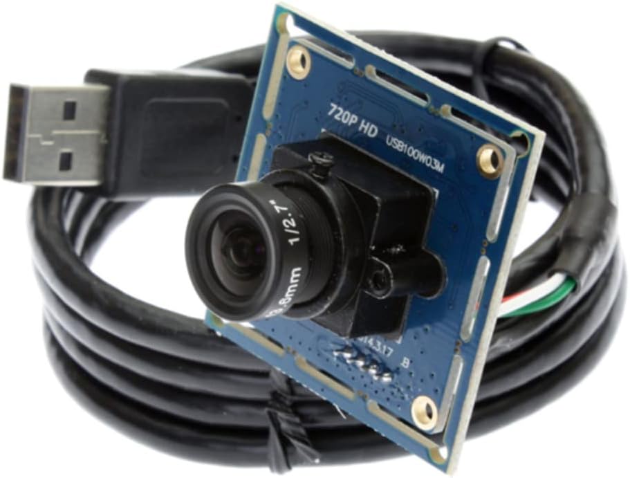 ELP 1mp 720p, USB2.0, HD USB Camera for Computer, Mini HD Free Driver, PC, USB Camera Module, MJPEG, Webcam, Board
