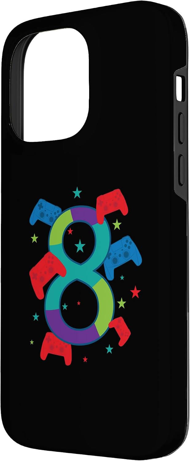 Birthday Birth Celebration Party child Girl Boy 8th 8 14 Birthday Controller Years Gambling Case for iPhone Pro Max