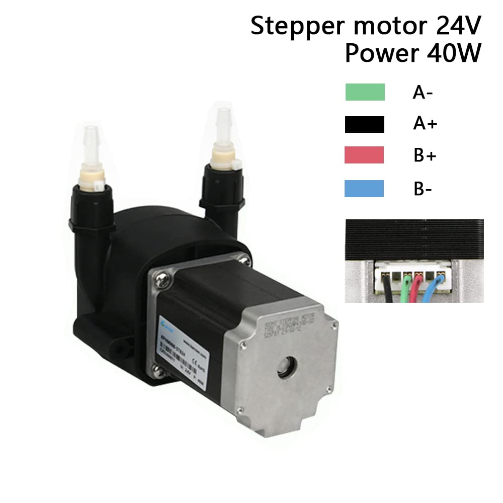 Kamoer KPHM900-ST-B24 High Flow 100-900ml/min Peristaltic Pump 24V High Precision Adjustable Speed Stepper Motor Liquid Dosing Pump with BPT Tube