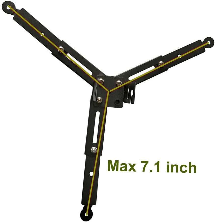 Yuarisx Projector Mount Wall Ceiling Bracket Adjustable Height and Tilt Extendable Arms DLP LCD Projection for Home