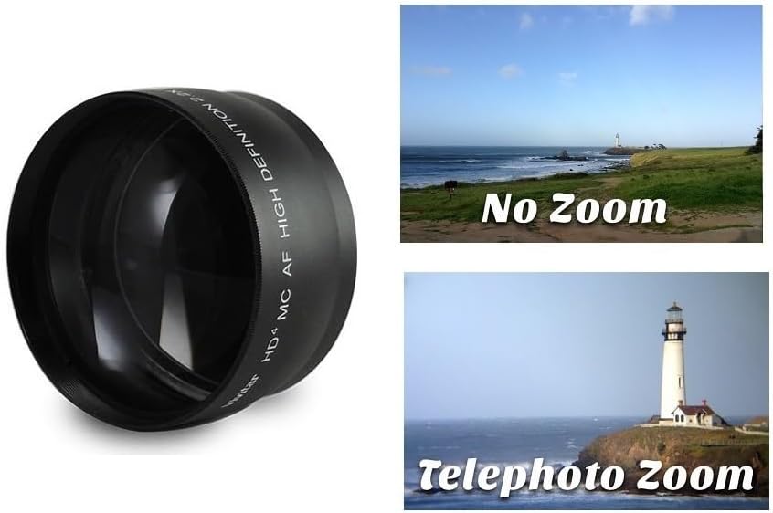 Generic 2.2X NX2000 NX300 NX1100 NX1000 20-50mm) (40.5mm HD Telephoto Lens for Samsung (for Compatible)