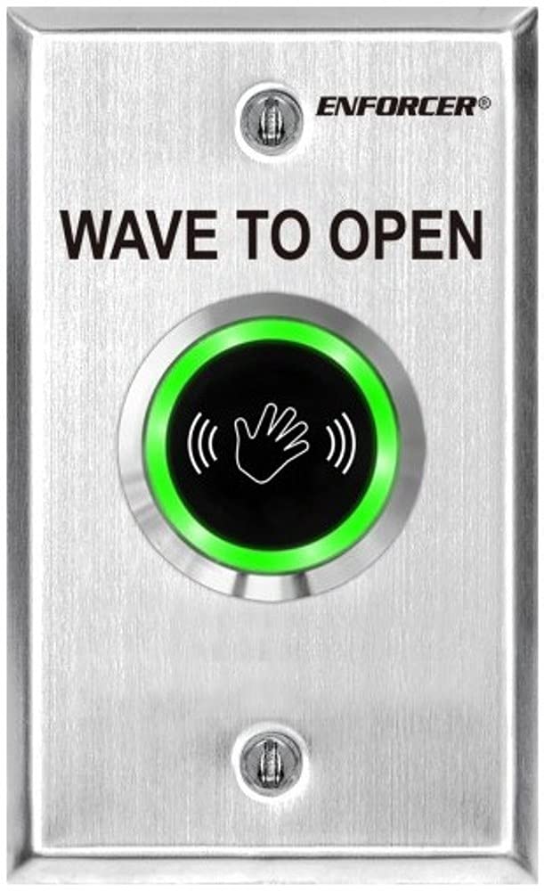 Seco-Larm Enforcer No Touch Request-to-Exit Plate, Outdoor (SD-9263-KSQ)