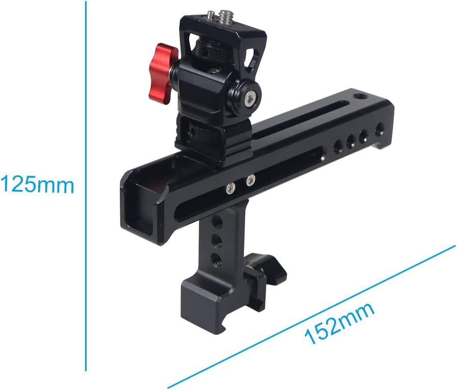FEICHAO 1/4 3/8 F5Pro, A7C,XT4 Magic Arm Kit Double Head to with Universal Handle for Camera Micro Frame Monitors (Kit