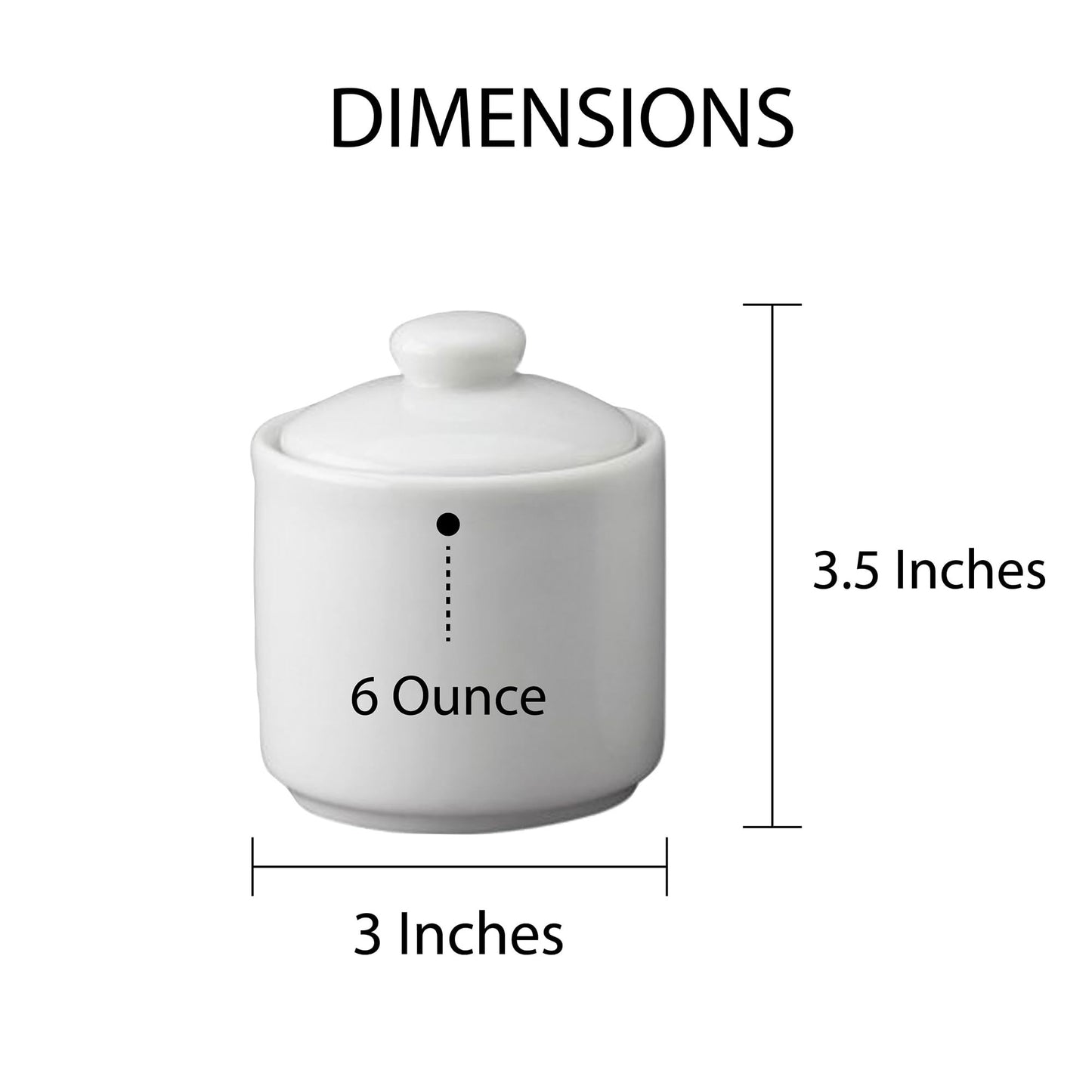 HIC Kitchen Contemporary Creamer And Sugar Bowl With Lid Set, Fine Porcelain, For Serving Sugar, Milk, Cream, Syrup, And Sauces, 3-Piece Set