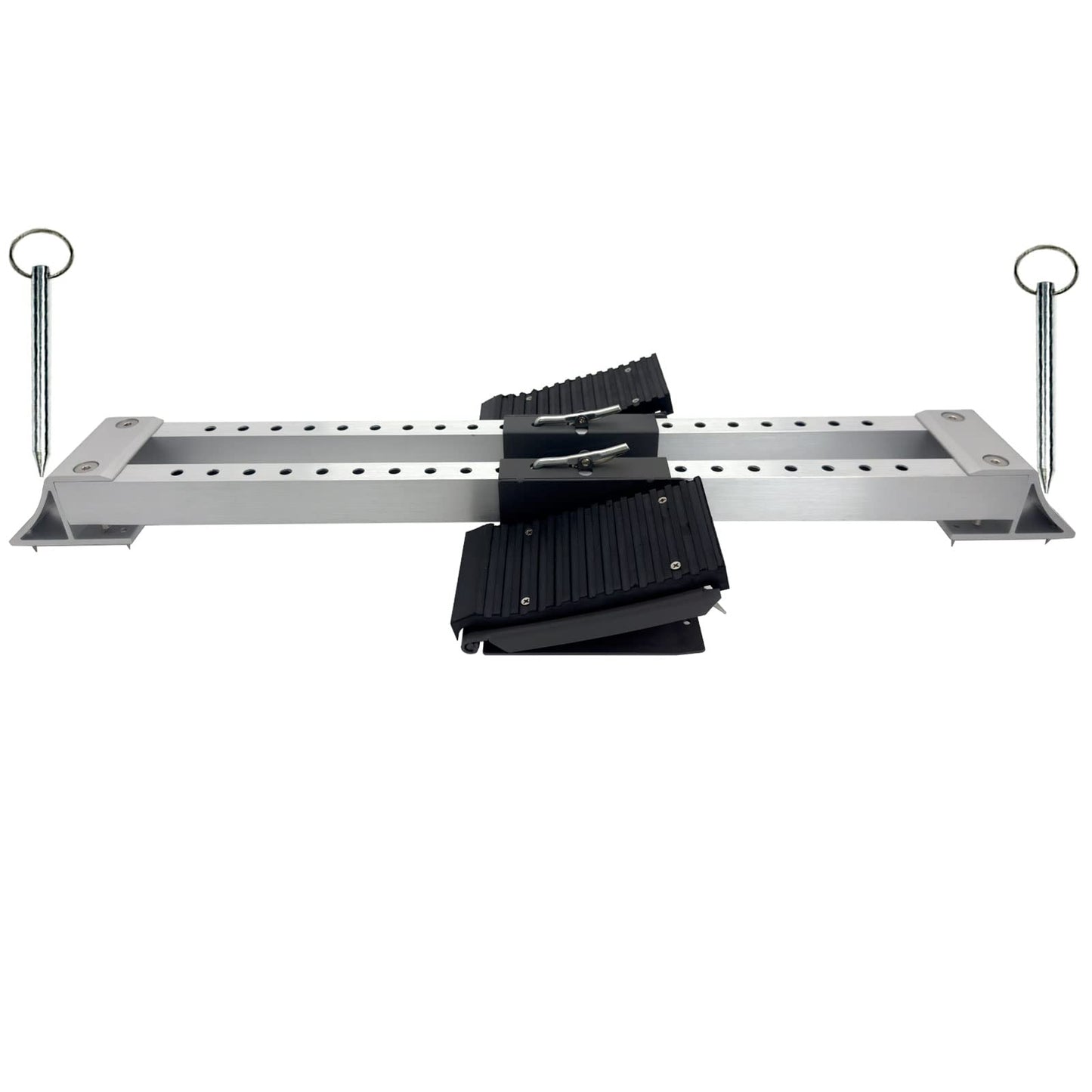 Supvision 30In Lightning Starting Block Sprinter Pedals 6 Angle Adjustable Sprinter Track and Field Aluminum Suitable for Plastic Runway Cinder Track