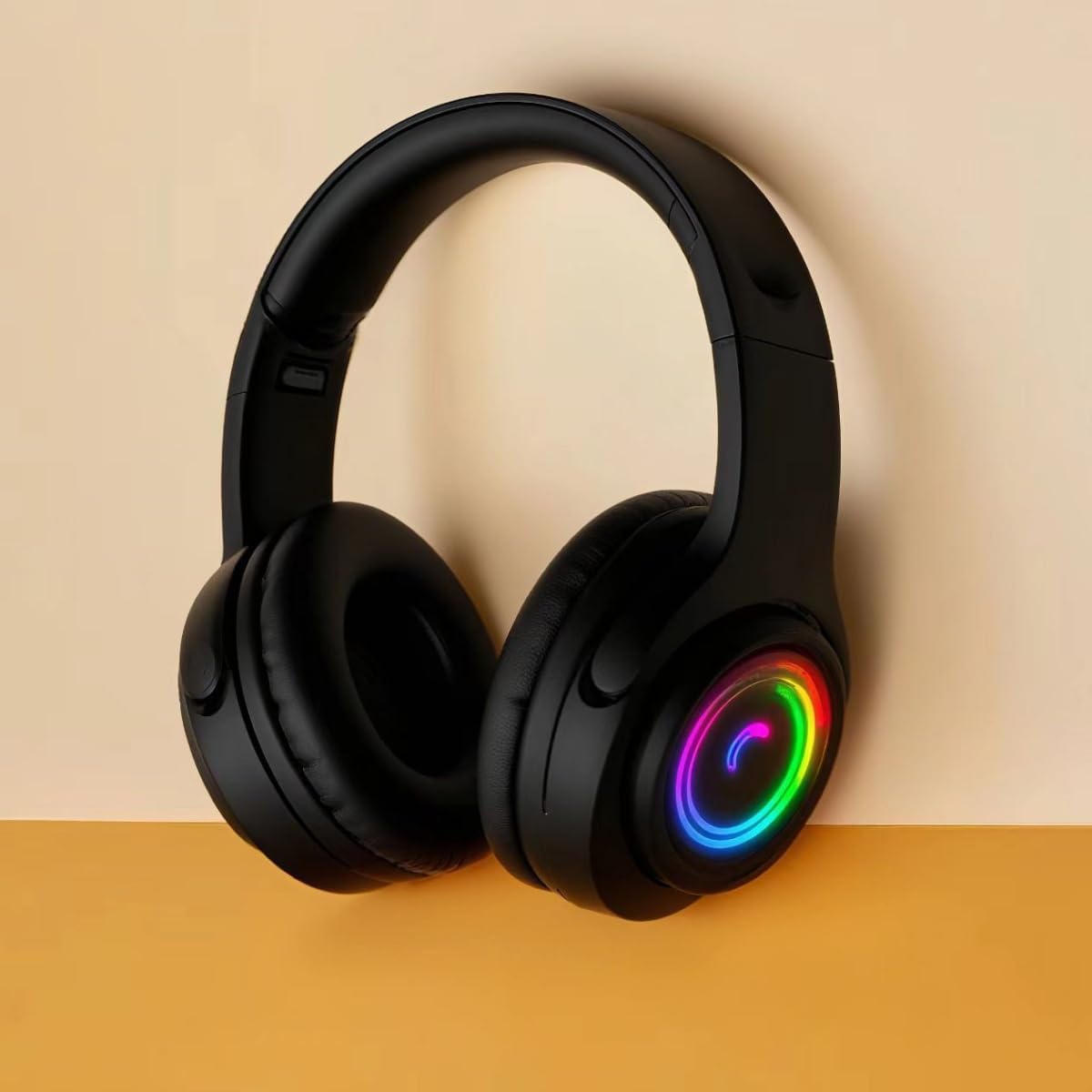 MGHOAQFRS Headset Bluetooth Headphones Over Ear,Wireless Headphones Low Latency, Hands-Free Calls, Noise Reduction