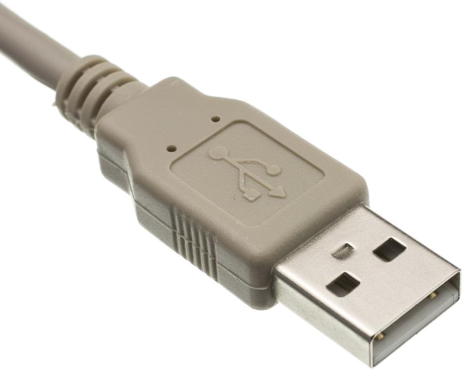 10 2.0 2.0 CableWholesale feet USB Printer/Device Cable, Beige, Type A Male/Type B Male Plug, A Male to B Male High