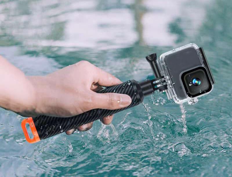 LSYRIA 13/12/11/10/9/8/7/6/5/4/3+/Session, Floating Hand Grip Waterproof Monopod Suitable for GoPro Hero Action Camera