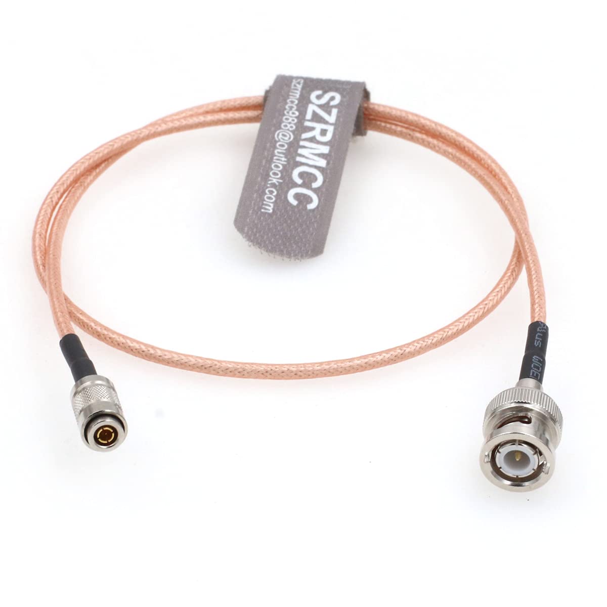 SZRMCC DIN1.0/2.3 RG179 75ohm 4K (60cm/24inch) HD SDI BNC Male to Male Coaxial Cable for Video Camera Monitor Recorders