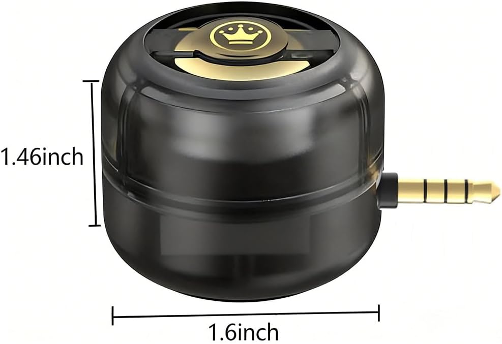 YOBCHYUD 2026 3.5mm MP4 Portable Speaker,Small Speakers with Aux Input Jack,Plug-in Mini Speaker,Sutable