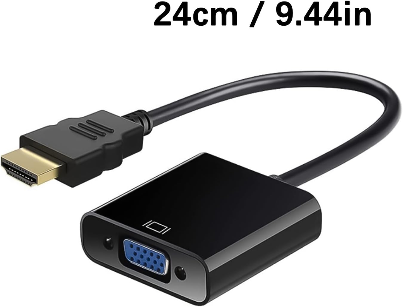 JINPIAOPIAO 1080P HDTV to VGA Cable Adapter HDTV Male to VGA Female Video Converter for PC Laptop Projector Monitor