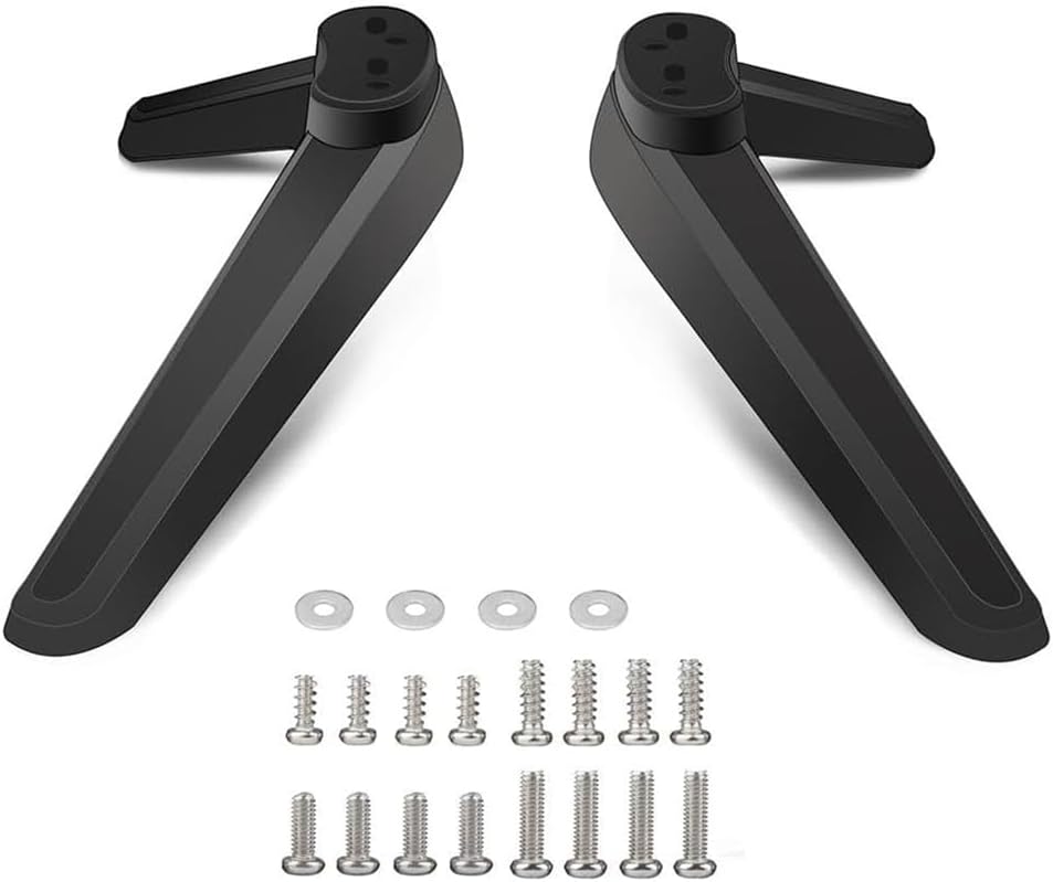 Beuiouer 17mm-20mm Universal TV Stand, Table Top TV Stand Base Replacement, TV Base Pedestal Feet TV Stand Mount Legs