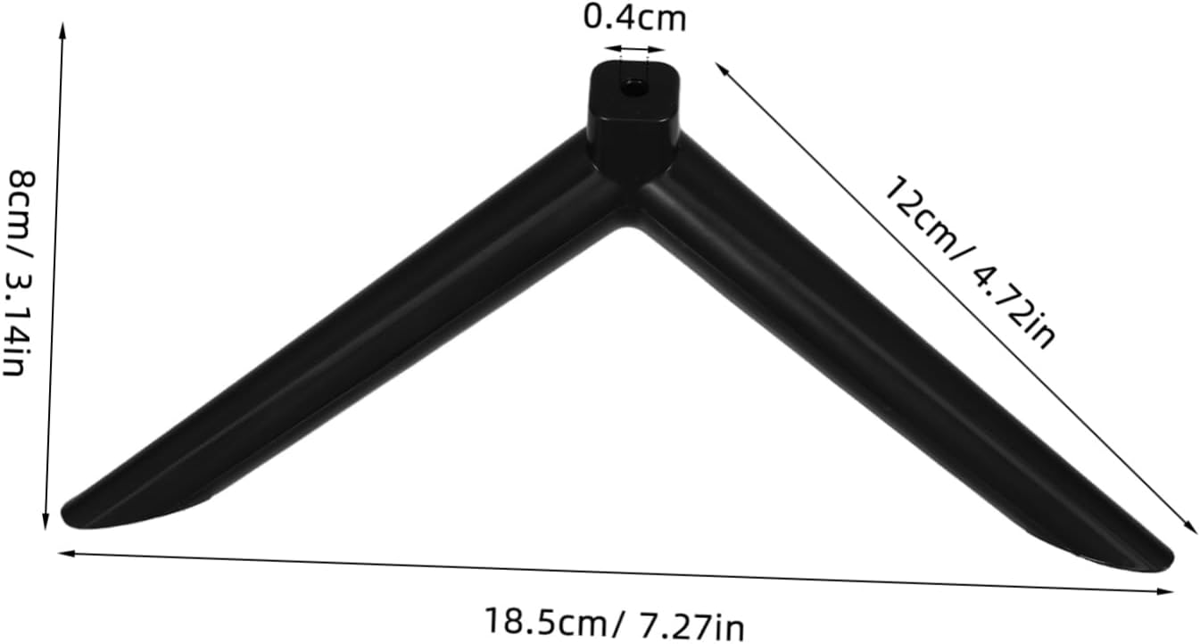 SHOWERORO 1 Universal TV Stand Base Legs Replacement Compatible Models Easy Installation for Tabletop Mounting