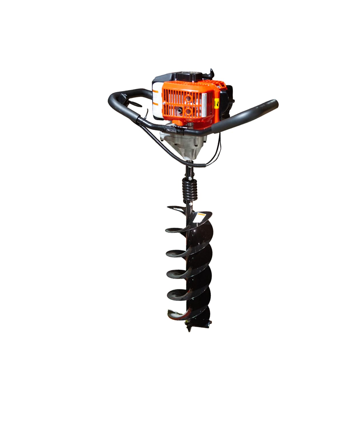 Fenceline 52cc Gas Powered Earth Auger Combo w/Double Spiral Auger Drill Bit EPA Compliant