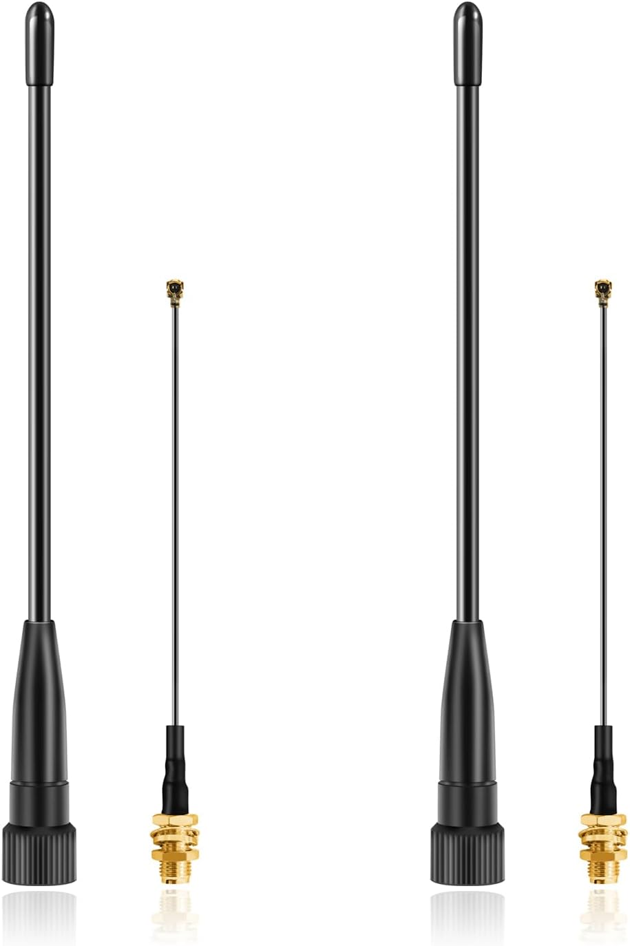 slinkdsco 915MHz 10dBi 17cm (2 Sets), Meshtastic LoRa Whip Antenna Gain, Long Range SMA Male Omni Antenna
