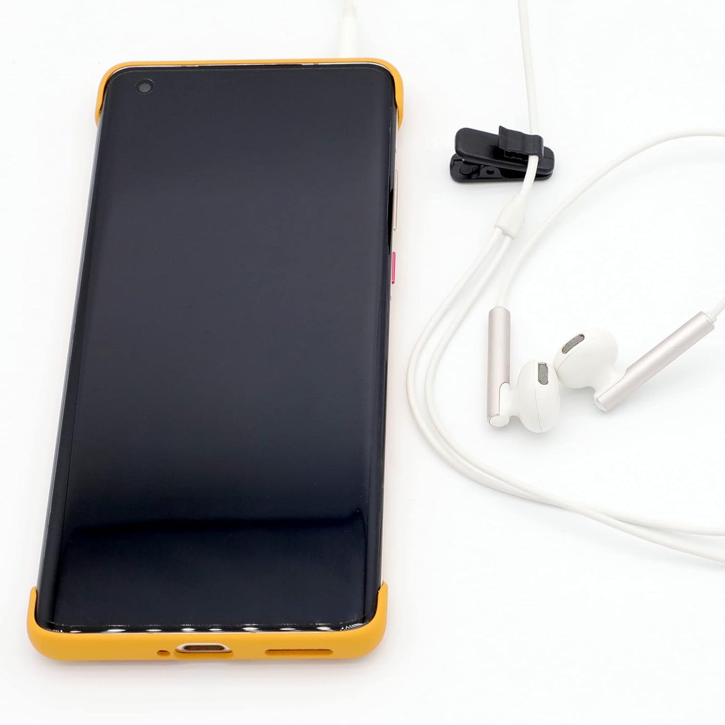 1.5mm 1 Inch Length,20Pcs MUZHI Headphone Clip,Small Cable Clothing Clips,Earbud Clip to Keep Earphone/Microphone Cord