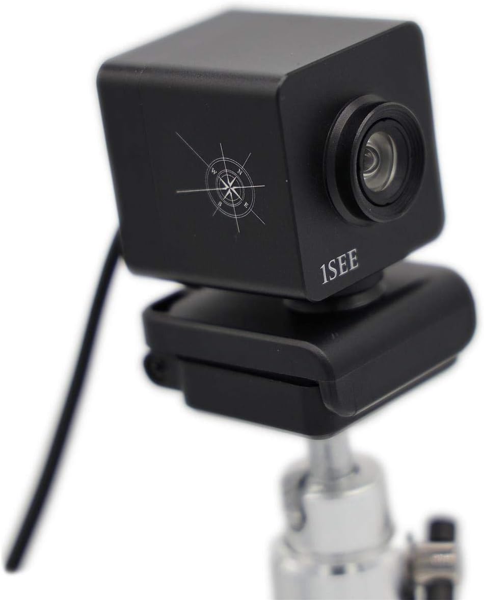 VDO360 1SEE 2MP 1080p 2.0 USB Webcam, Black