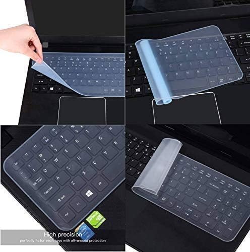 VELTO ENTERPRISES 15.6 (36.5 13.5 cm) Universal Silicone Laptop Keyboard Protector | Laptop Keyguard Cover | Keyboard