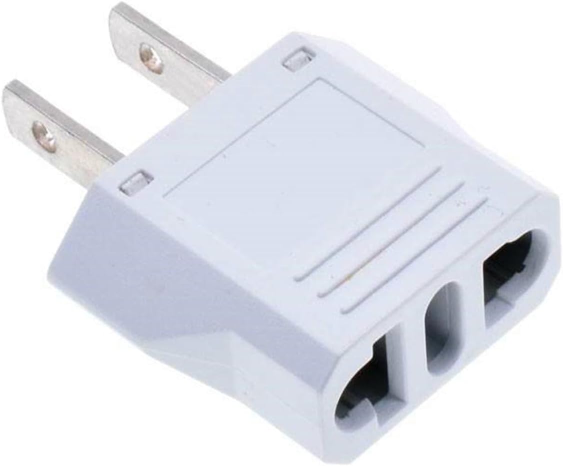 ALINNA 2 Pack 6A 100-250V, GRLRCR US Plug Adapter, EU AU CN to US America Travel Plug Adapter AC Outlet Power