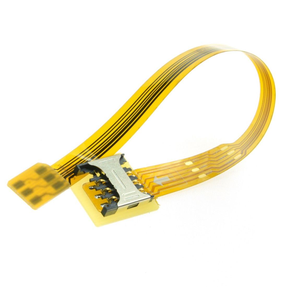 10cm chenyang Soft Flat FPC Cable Micro SIM Card to Nano SIM Kit Male to Female Extension Extender Cable