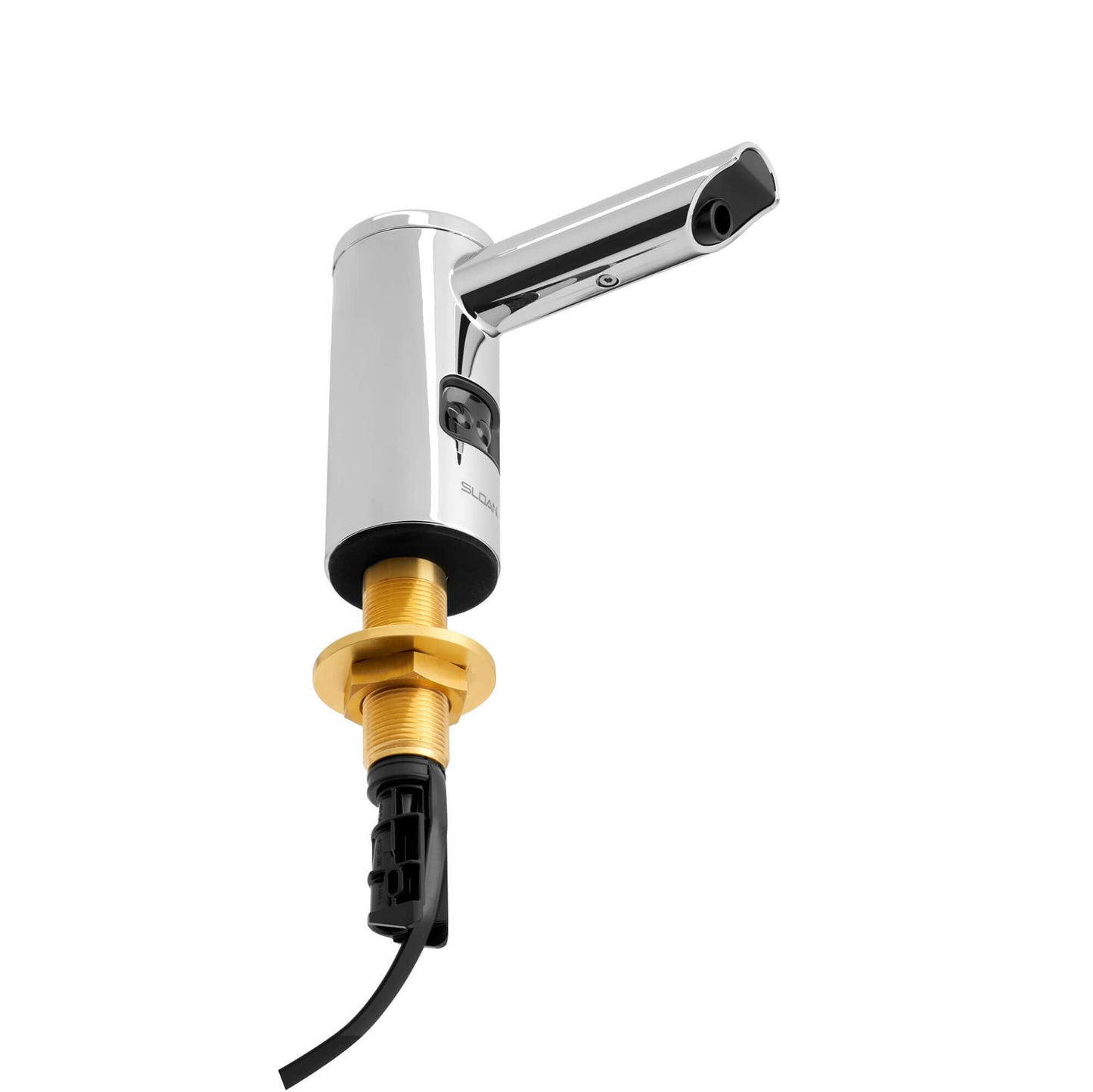 Sloan ESD-2000 Deck-Mounted Foam Soap Dispenser - Infrared Sensor Activated, Polished Chrome Finish, Battery Powered, Modular One-Piece Construction, 3346089