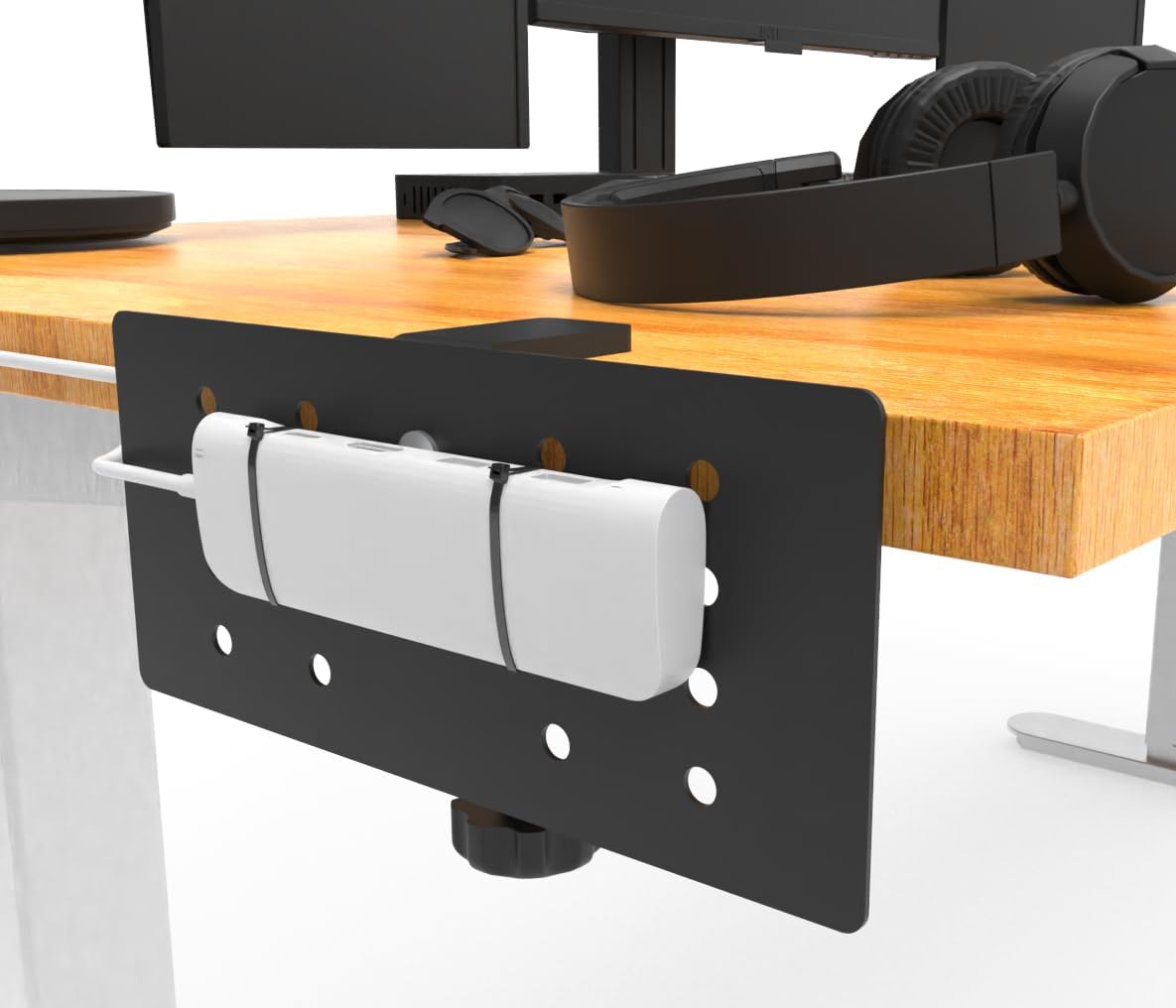 HAVYO Docking Station Side-Mount Bracket Holder-Compatible with Dell/Thunderbolt Dock/Thinkpad USB C Docking Station