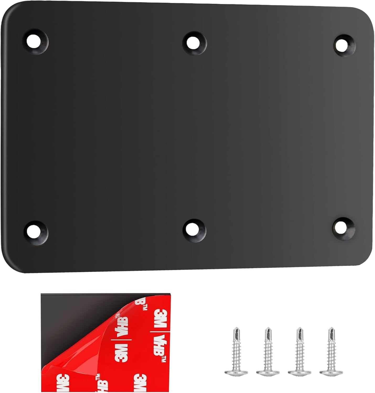 Venluna B0G2S5RTGD Metal Plate for Wireless Magnetic Backup Camera, Mounting Plate for RV Trailer Truck Boat, Anti-Rust