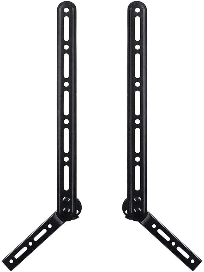 Monoprice 23in 65in, 33lbs, 139489 Universal Soundbar Bracket with Adjustable Arms, Fits Displays to Soundbars Up