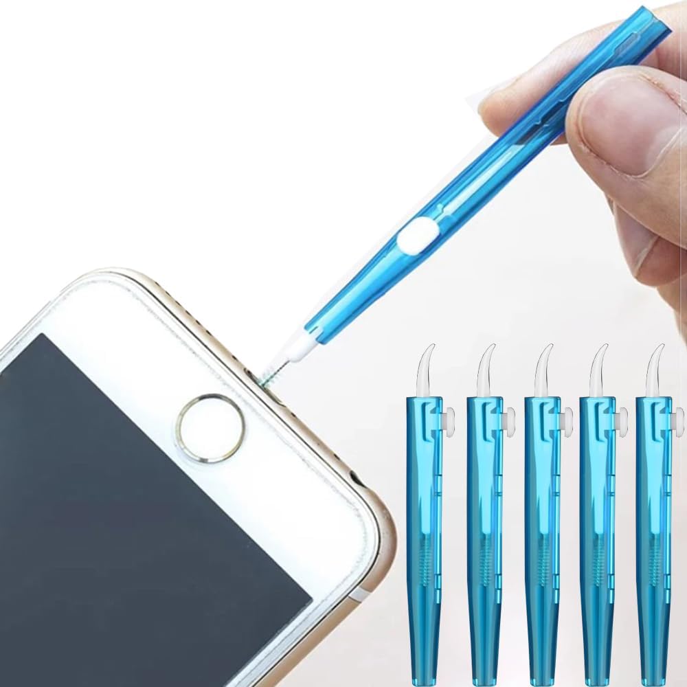 Epivol 5 Pack 17 Phone Charge Port Cleaning Tool kit, Anti-Clogging Mini Brushes Cleaner for iPhone Pro Max Camera