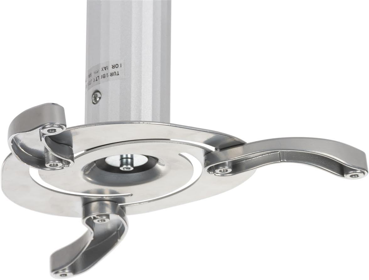 Displays2go 12" (PROJ02SV) Projector Ceiling Mount, Height, Tilt and Rotating, Cable Management