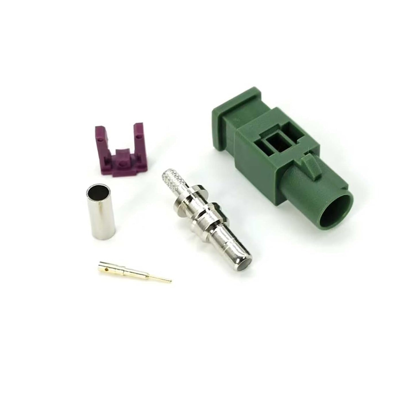 RG316 RG174 RF Coaxial Cable Connector, Fakra Video Connector E Male Cable Connector for Car XM Radio GPS Telematics
