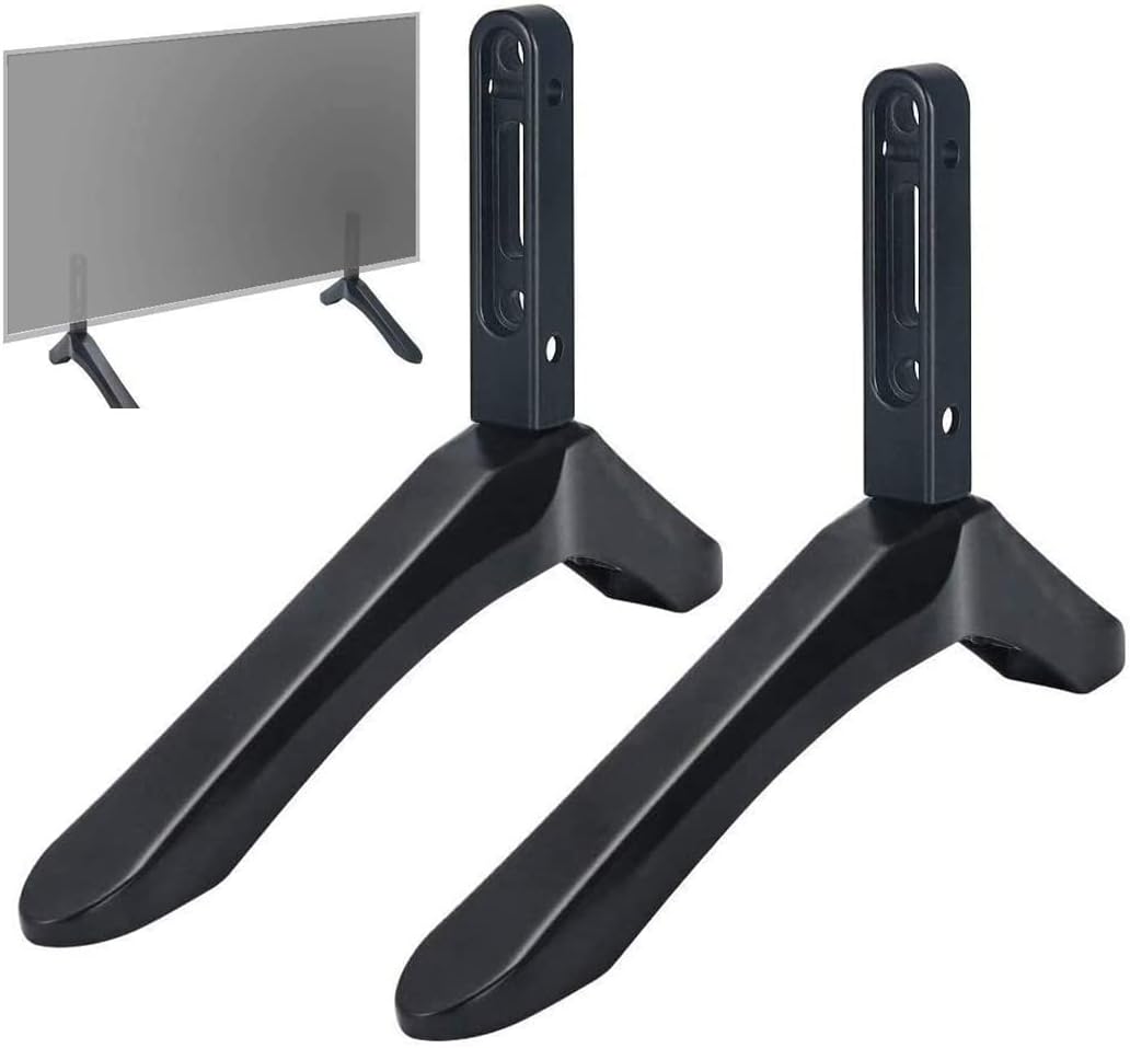 Drsn 99Lbs 2.16"/5.5cm 1.77"/4.5cm TV Pedestal Stand Mount Legs with Weight Capacity, Compatible with & Mounting Hole